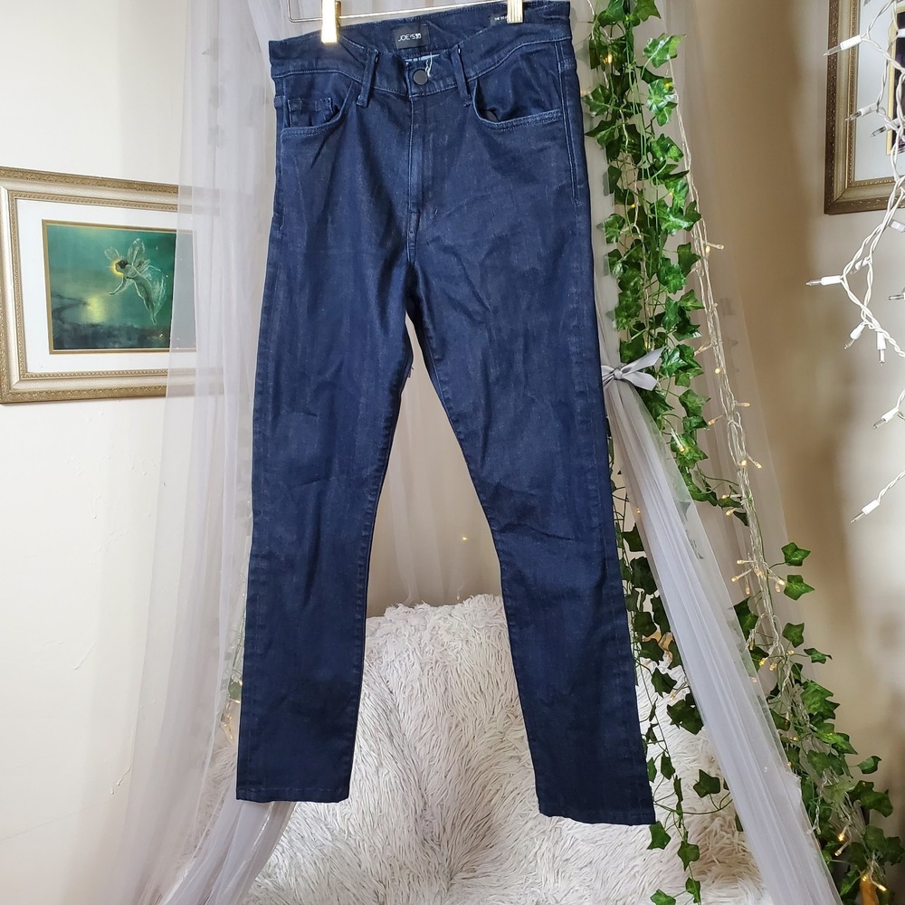 Joe's Jeans 31 X 28 The Dean Slim Fit Tapered Leg Men's Denim Jeans EUC Dark